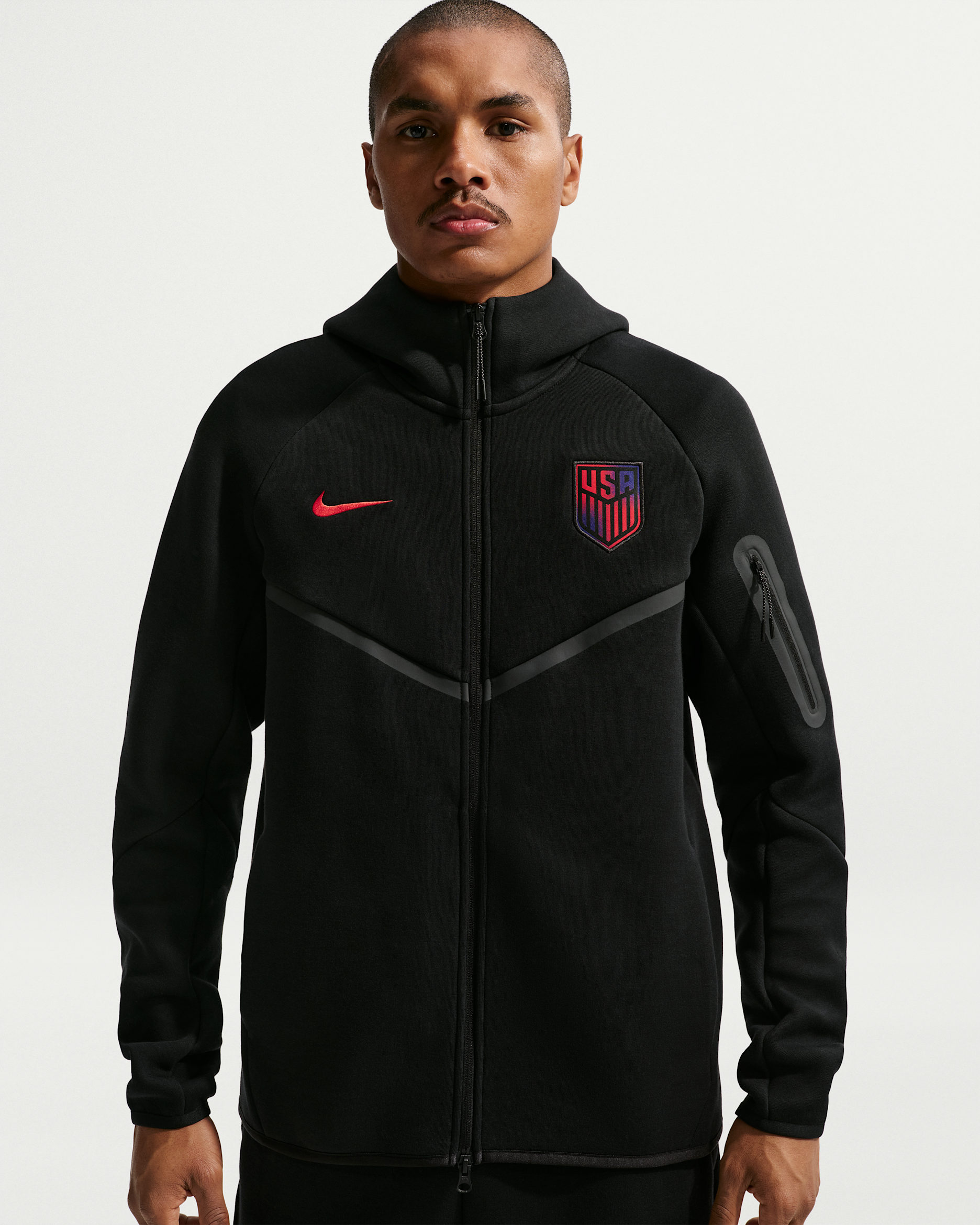 USMNT Tech Fleece Windrunner Men's Nike Soccer Full-Zip Hoodie